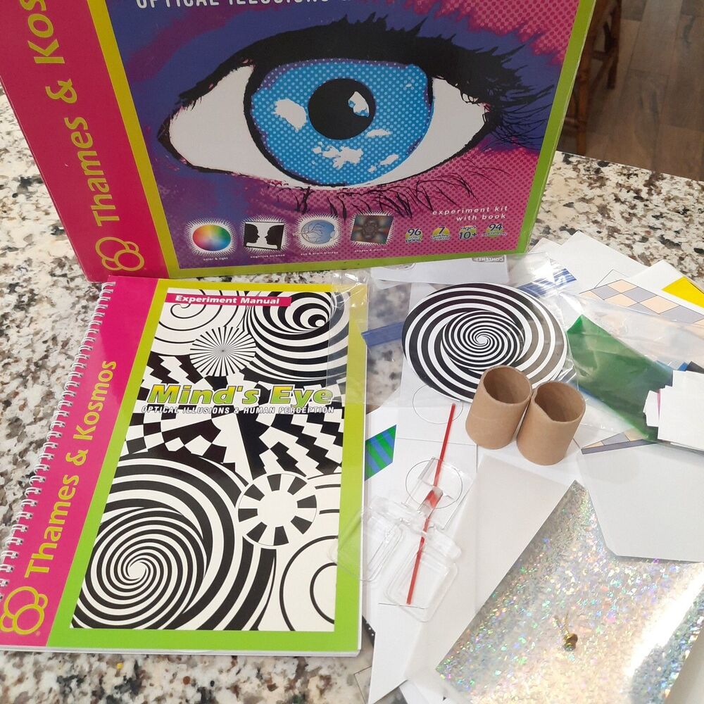 Mind's Eye Optical Illusions & Human Perception experiment Kit Thames & Kosmos